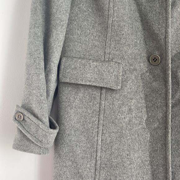 Talbots wool angora blend midi length overcoat jacket sz 12 - Picture 4 of 8